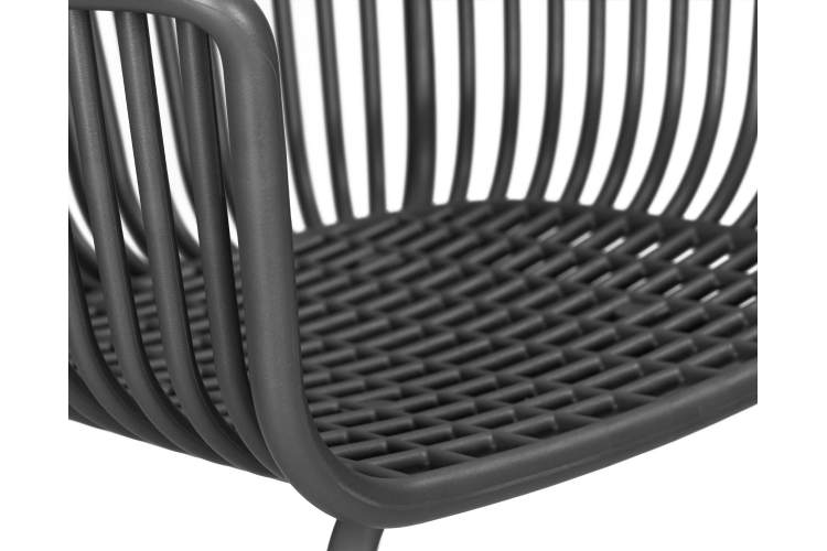 Стул обеденный DOBRIN ROSS, темно-серый (GR-04) без подушки-8