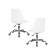 Набор 2 шт Офисное кресло для персонала DOBRIN MICKEY, белый