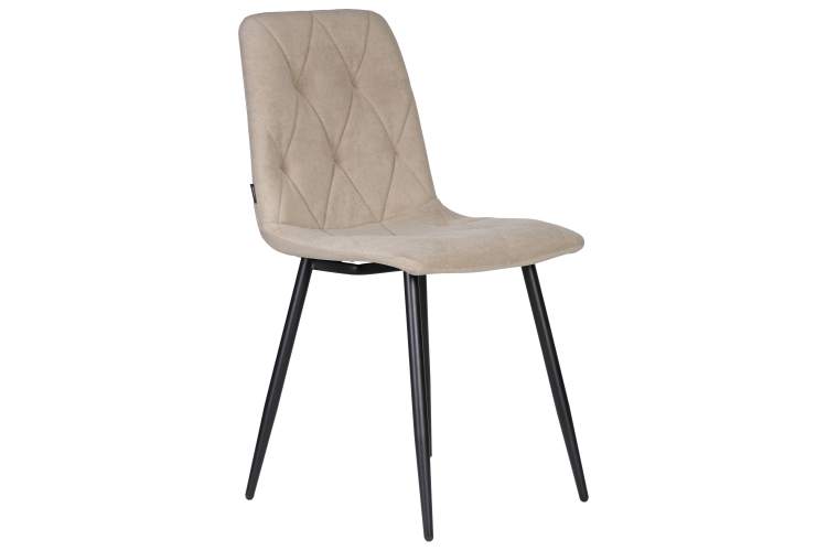 Набор 4 шт Стул обеденный DOBRIN CHILLY ROMBO, Капучино Simple 05, основание черное-2