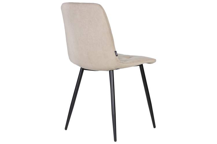 Набор 4 шт Стул обеденный DOBRIN CHILLY ROMBO, Капучино Simple 05, основание черное-4