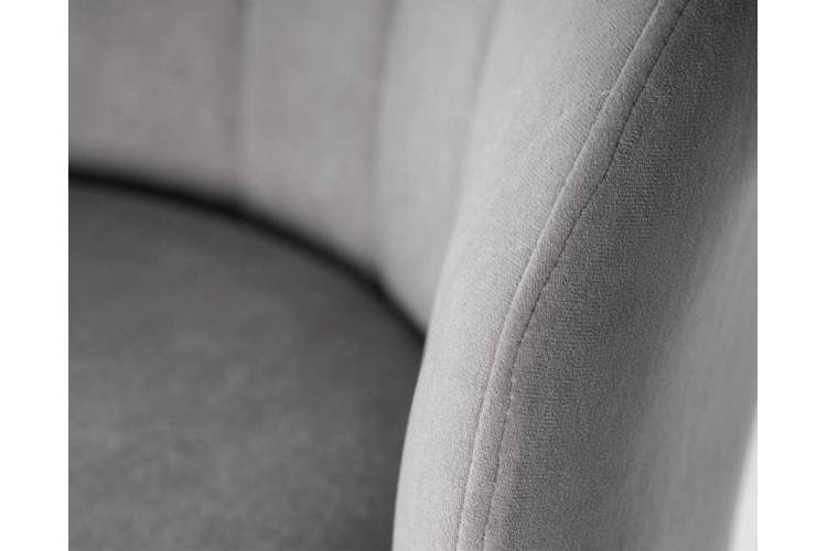 Стул обеденный DOBRIN NAOMI, ЭМАЛЬ ЧЕРНЫЙ МУАР велюр Catania Smoke-8