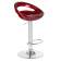 Набор 2 шт Стул барный DOBRIN DISCO, бордовый металлик