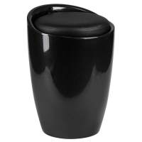 Табурет с местом для хранения LM-1100, чёрный Табурет с местом для хранения LM-1100, чёрный