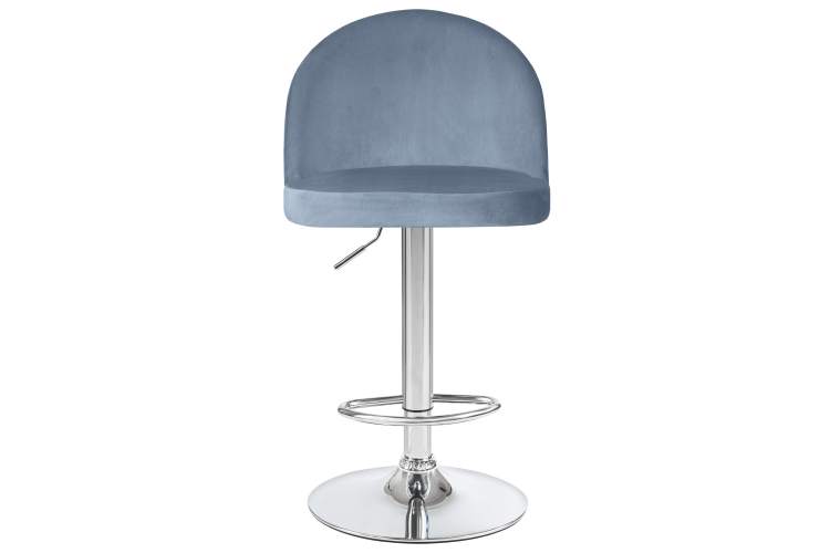 Набор 2 шт Стул барный DOBRIN MILANA, пудрово-голубой велюр (MJ9-74)-6