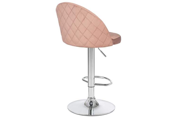 Стул барный DOBRIN MILANA, пудрово-розовый велюр (MJ9-32)-3