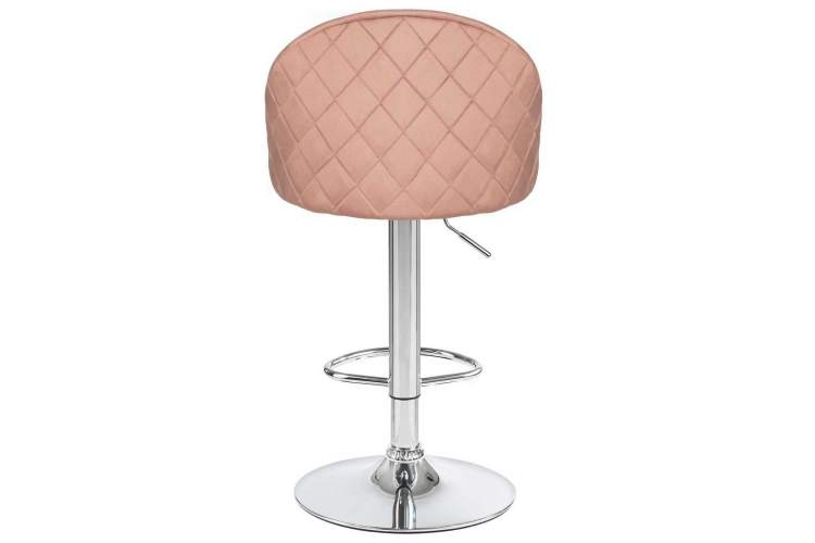 Стул барный DOBRIN MILANA, пудрово-розовый велюр (MJ9-32)-4