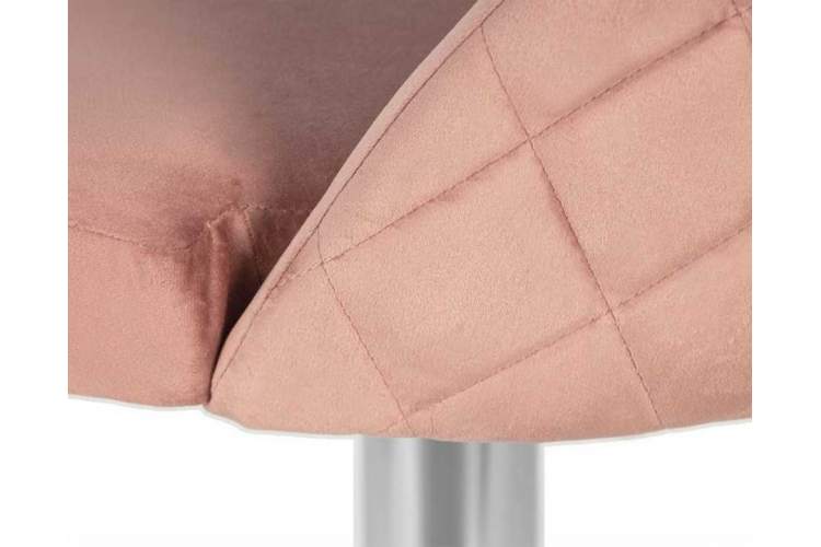 Стул барный DOBRIN MILANA, пудрово-розовый велюр (MJ9-32)-6