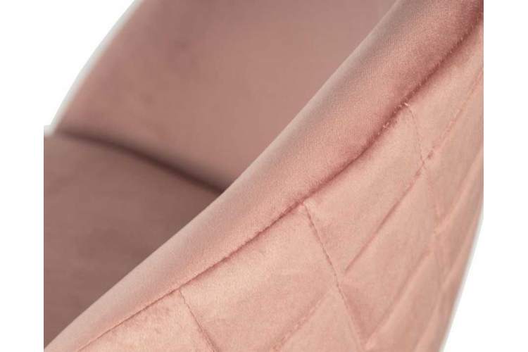 Стул барный DOBRIN MILANA, пудрово-розовый велюр (MJ9-32)-7