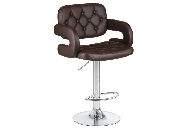 Набор 2 шт Стул барный DOBRIN TIESTO, коричневый-1