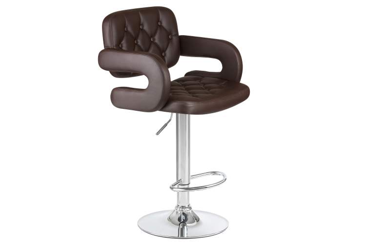Набор 2 шт Стул барный DOBRIN TIESTO, коричневый-2