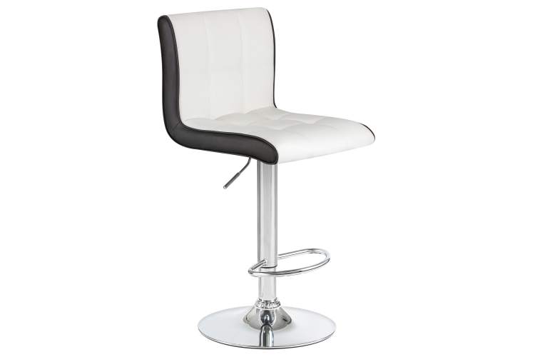 Набор 2 шт Стул барный DOBRIN CANDY, бело-чёрный-2