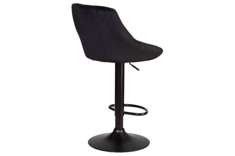 Набор 2 шт Стул барный DOBRIN LOGAN BLACK, черный велюр (MJ9-101)-4