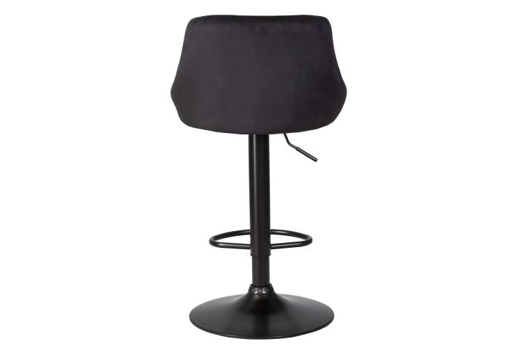 Набор 2 шт Стул барный DOBRIN LOGAN BLACK, черный велюр (MJ9-101)-5