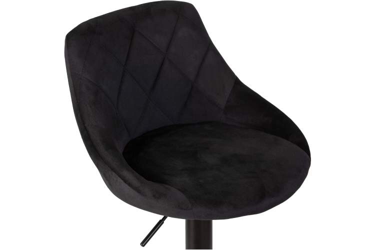 Набор 2 шт Стул барный DOBRIN LOGAN BLACK, черный велюр (MJ9-101)-7