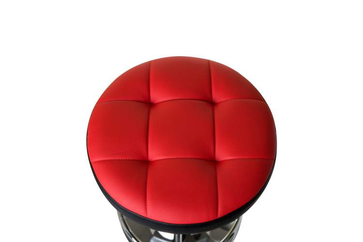 Набор 2 шт Табурет барный DOBRIN BRUNO, красно-чёрный-2