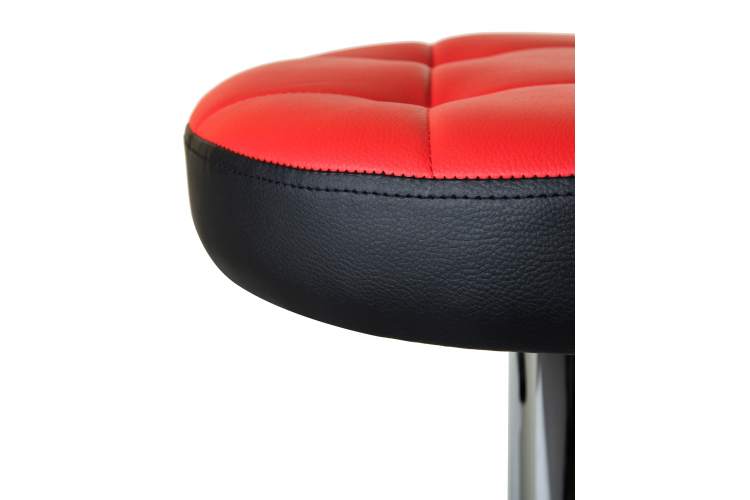Набор 2 шт Табурет барный DOBRIN BRUNO, красно-чёрный-3