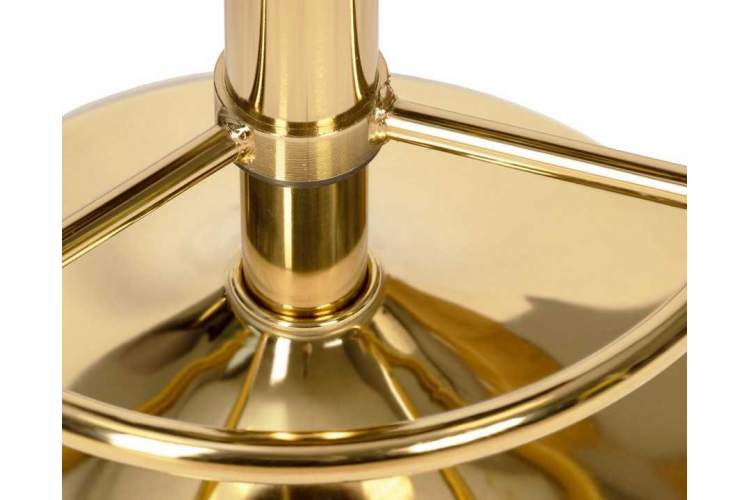 Табурет барный DOBRIN BRUNO GOLD, черный велюр (MJ9-101)-2