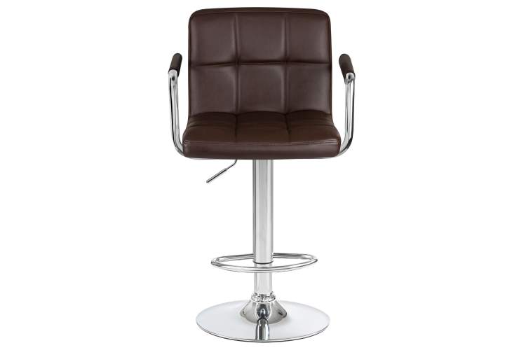 Набор 2 шт Стул барный DOBRIN KRUGER ARM, коричневый-6