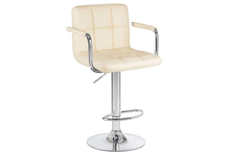 Стул барный DOBRIN KRUGER ARM, кремовый