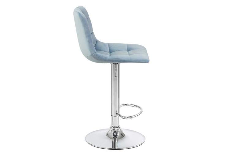 Стул барный DOBRIN TAILOR, пудрово-голубой велюр (MJ9-74)-1