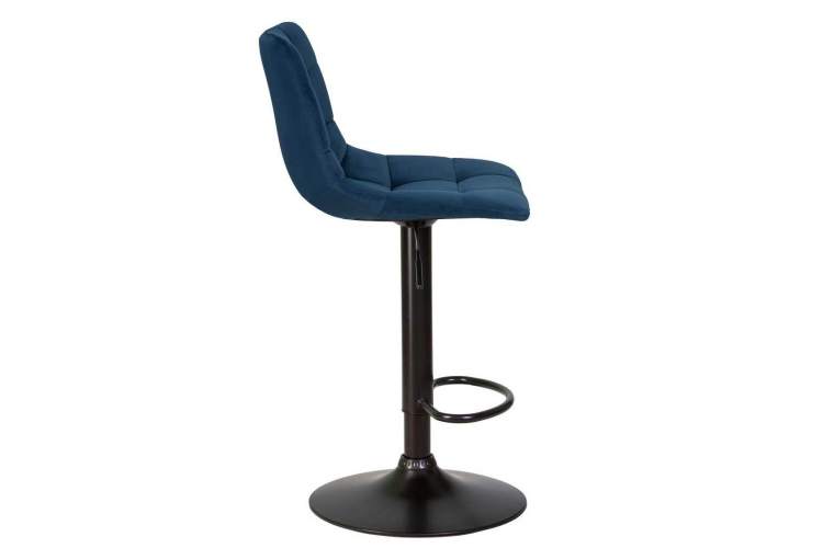 Стул барный DOBRIN TAILOR BLACK, синий велюр (MJ9-117)-2