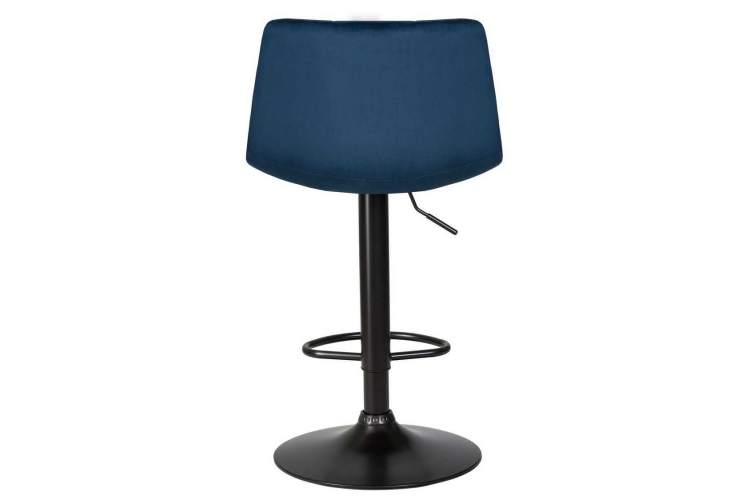 Стул барный DOBRIN TAILOR BLACK, синий велюр (MJ9-117)-4