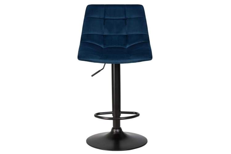 Стул барный DOBRIN TAILOR BLACK, синий велюр (MJ9-117)-5
