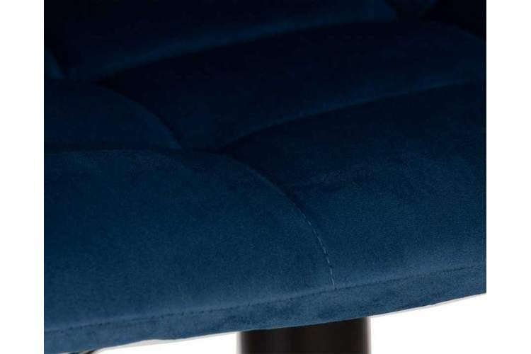 Стул барный DOBRIN TAILOR BLACK, синий велюр (MJ9-117)-7