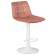 Набор 2 шт Стул барный DOBRIN TAILOR WHITE, пудрово-розовый велюр (MJ9-32)