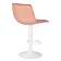 Набор 2 шт Стул барный DOBRIN TAILOR WHITE, пудрово-розовый велюр (MJ9-32)
