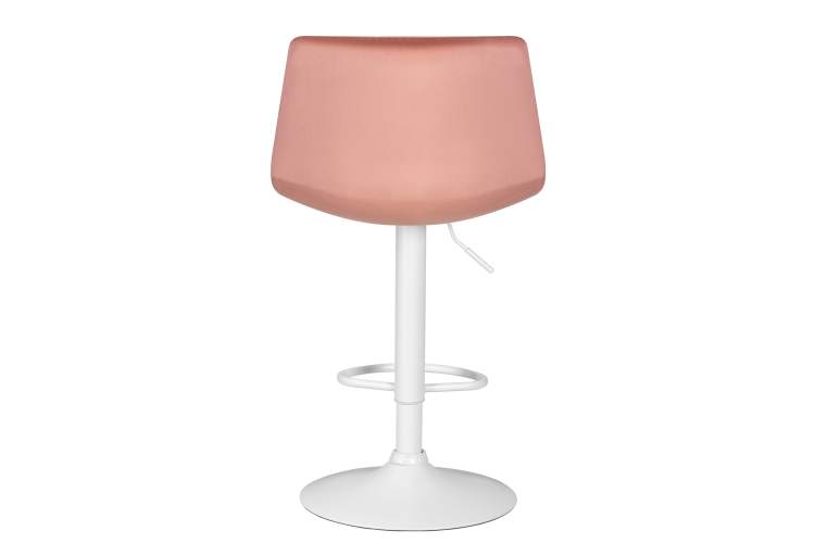 Набор 2 шт Стул барный DOBRIN TAILOR WHITE, пудрово-розовый велюр (MJ9-32)-5