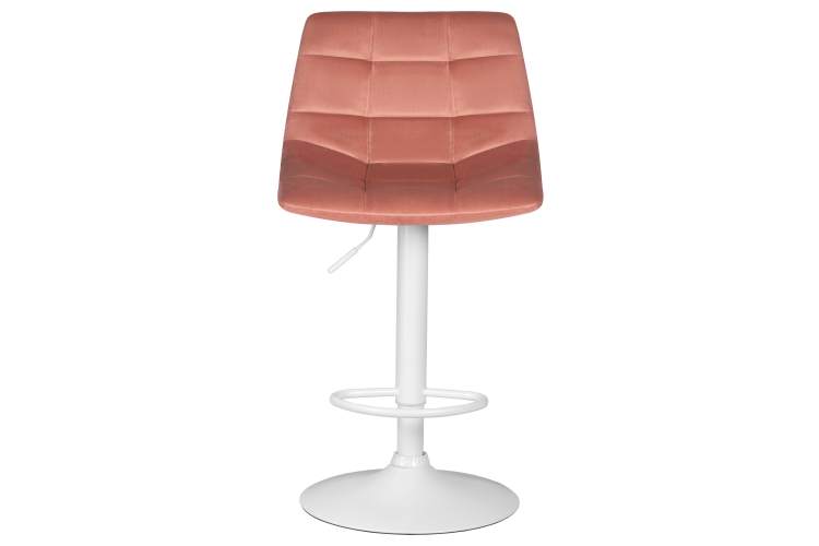 Набор 2 шт Стул барный DOBRIN TAILOR WHITE, пудрово-розовый велюр (MJ9-32)-6