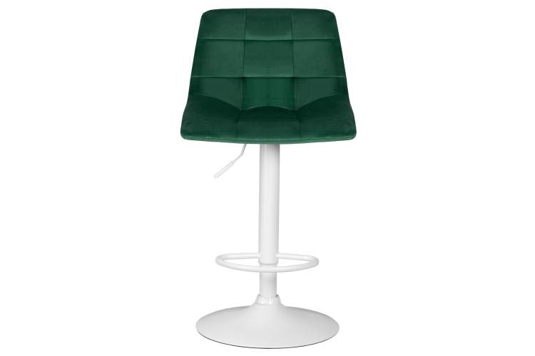 Стул барный DOBRIN TAILOR WHITE, зеленый велюр (MJ9-88)-5