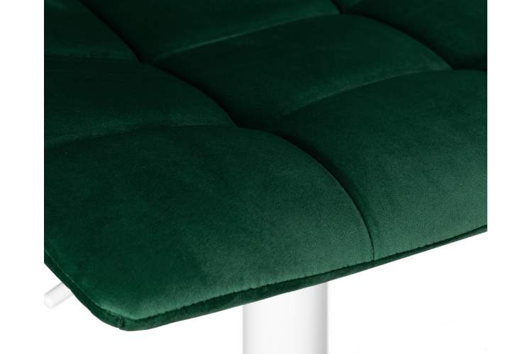 Стул барный DOBRIN TAILOR WHITE, зеленый велюр (MJ9-88)-6