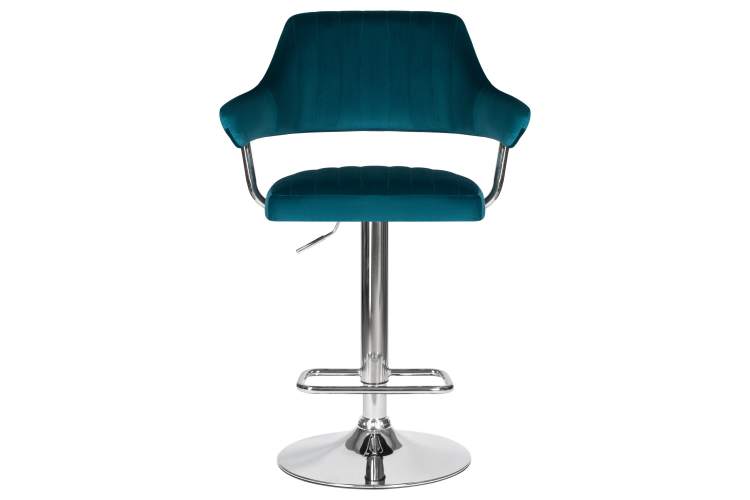 Набор 2 шт Стул барный DOBRIN CHARLY, морской волны велюр (MJ9-99)-6