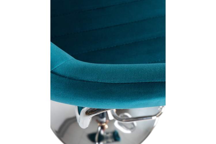 Набор 2 шт Стул барный DOBRIN CHARLY, морской волны велюр (MJ9-99)-8