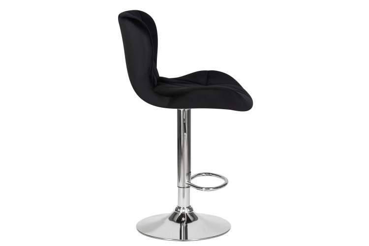Набор 2 шт Стул барный DOBRIN BARNY, черный велюр (MJ9-101)-3