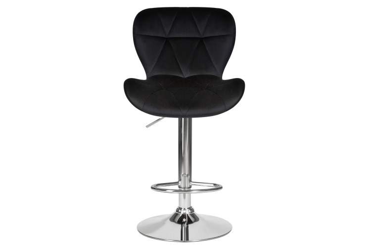 Набор 2 шт Стул барный DOBRIN BARNY, черный велюр (MJ9-101)-6