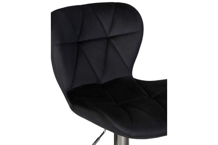 Набор 2 шт Стул барный DOBRIN BARNY, черный велюр (MJ9-101)-7