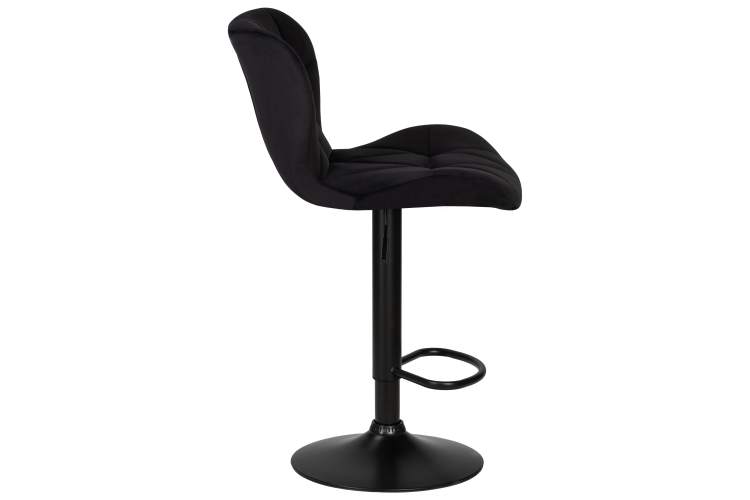 Стул барный DOBRIN BARNY BLACK, черный велюр (MJ9-101)-2