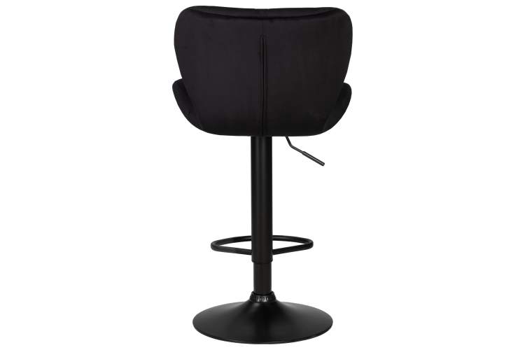 Стул барный DOBRIN BARNY BLACK, черный велюр (MJ9-101)-4