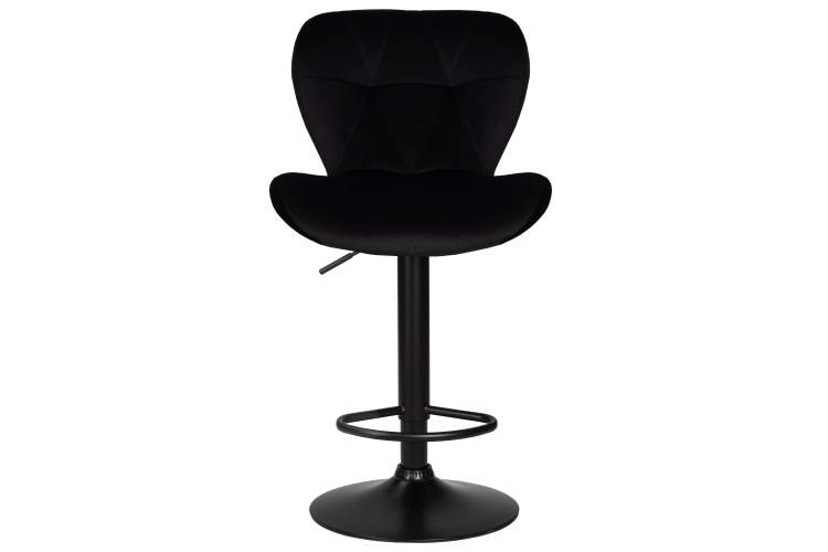 Стул барный DOBRIN BARNY BLACK, черный велюр (MJ9-101)-5