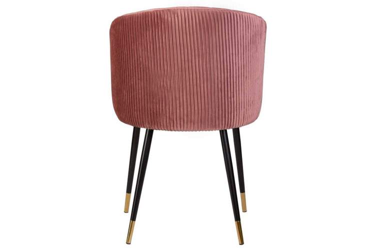 Стул обеденный DOBRIN MARY, бронзово-розовый велюр (1922-17)-4