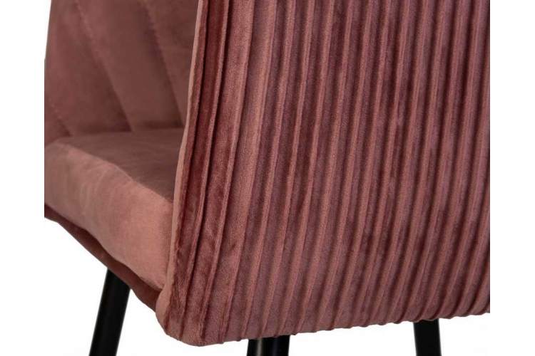 Стул обеденный DOBRIN MARY, бронзово-розовый велюр (1922-17)-7
