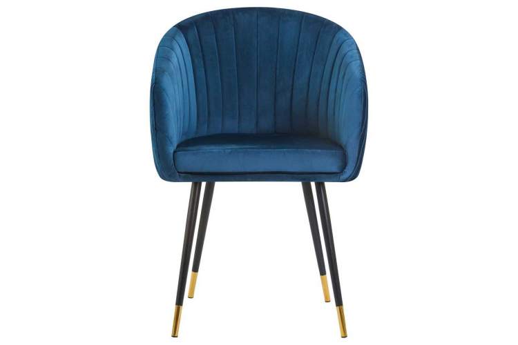 Стул обеденный DOBRIN MARY, синий велюр (1922-20)-5