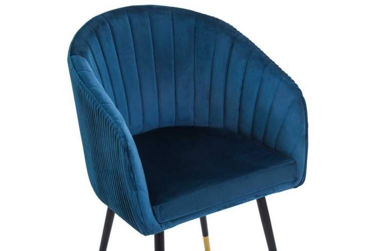 Стул обеденный DOBRIN MARY, синий велюр (1922-20)-6
