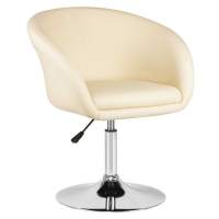 Кресло дизайнерское EDISON, кремовый