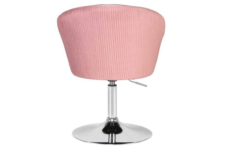 Кресло дизайнерское DOBRIN EDISON, розовый велюр (1922-16)-4