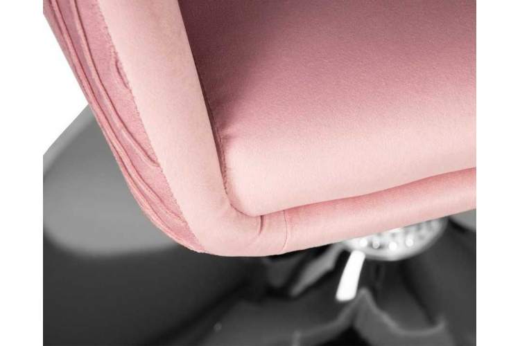 Кресло дизайнерское DOBRIN EDISON, розовый велюр (1922-16)-6