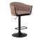 Набор 2 шт Стул барный DOBRIN LEON, коричневая ткань (LAR 275-3)